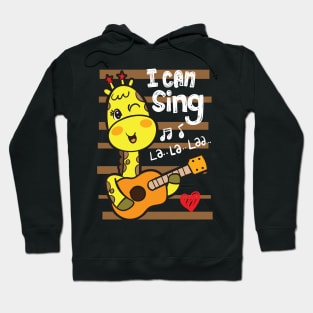 giraffe I can sing Hoodie